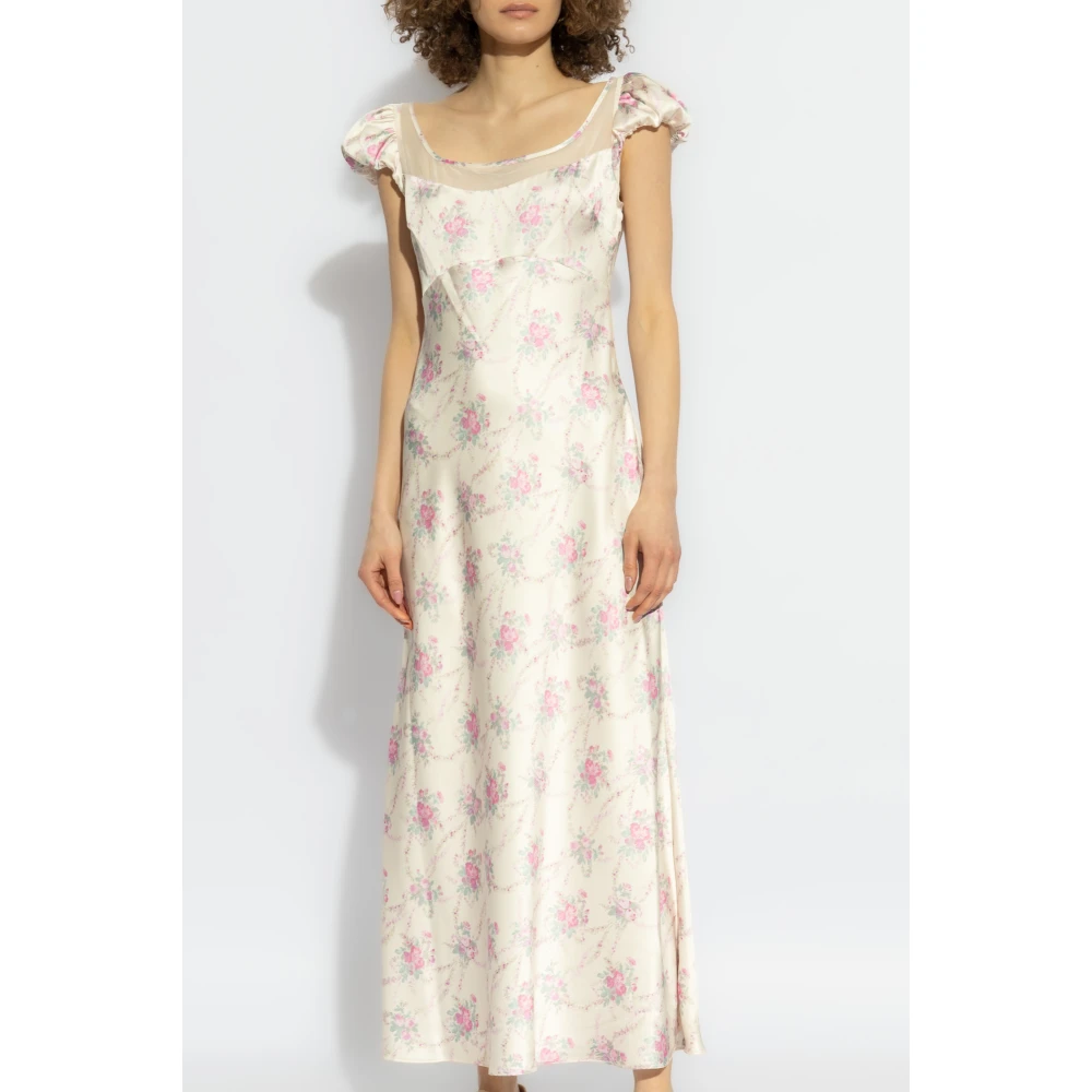 Loveshackfancy Jurk Rose Beige Dames