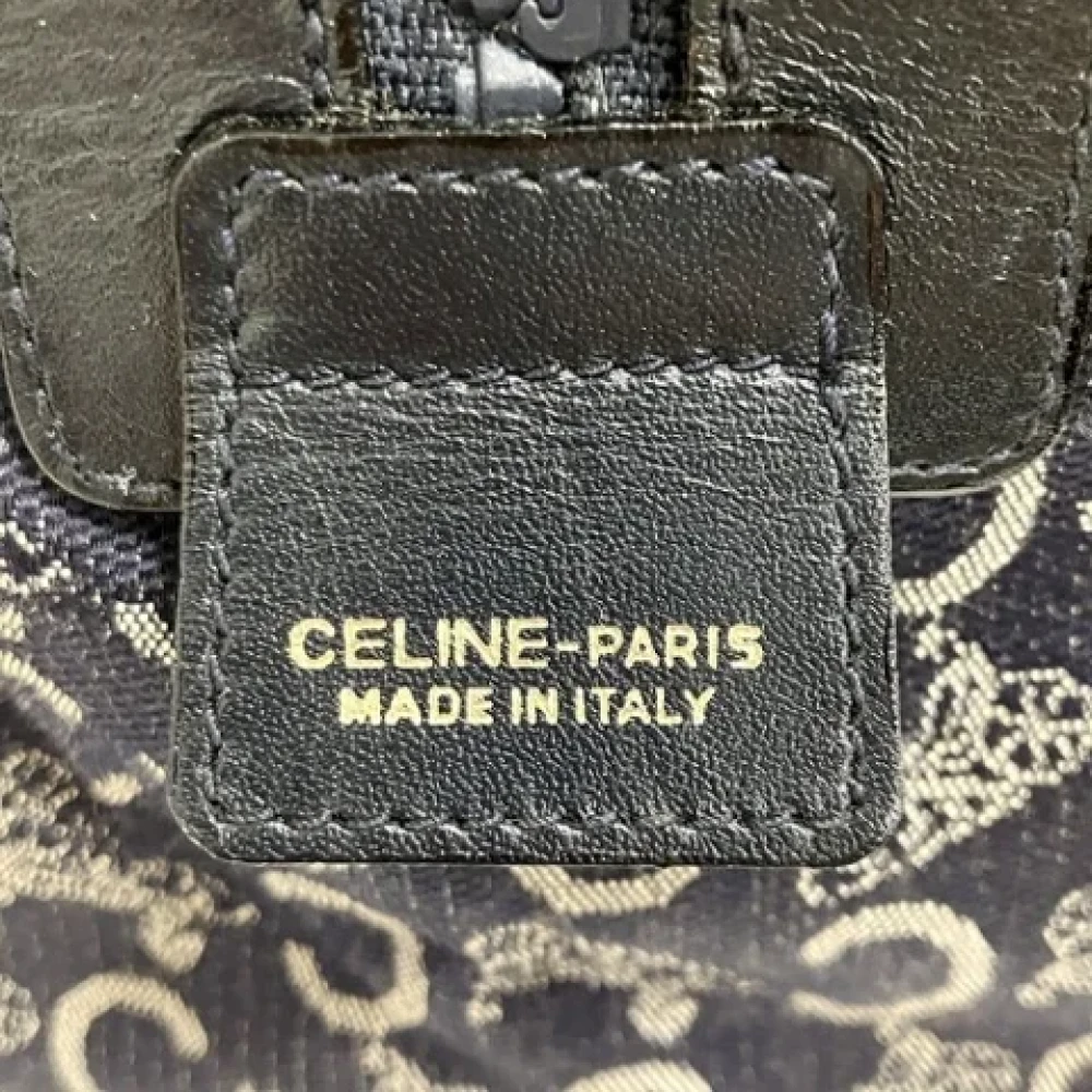 Celine Vintage Pre-owned Leather celine-bags Blue Dames