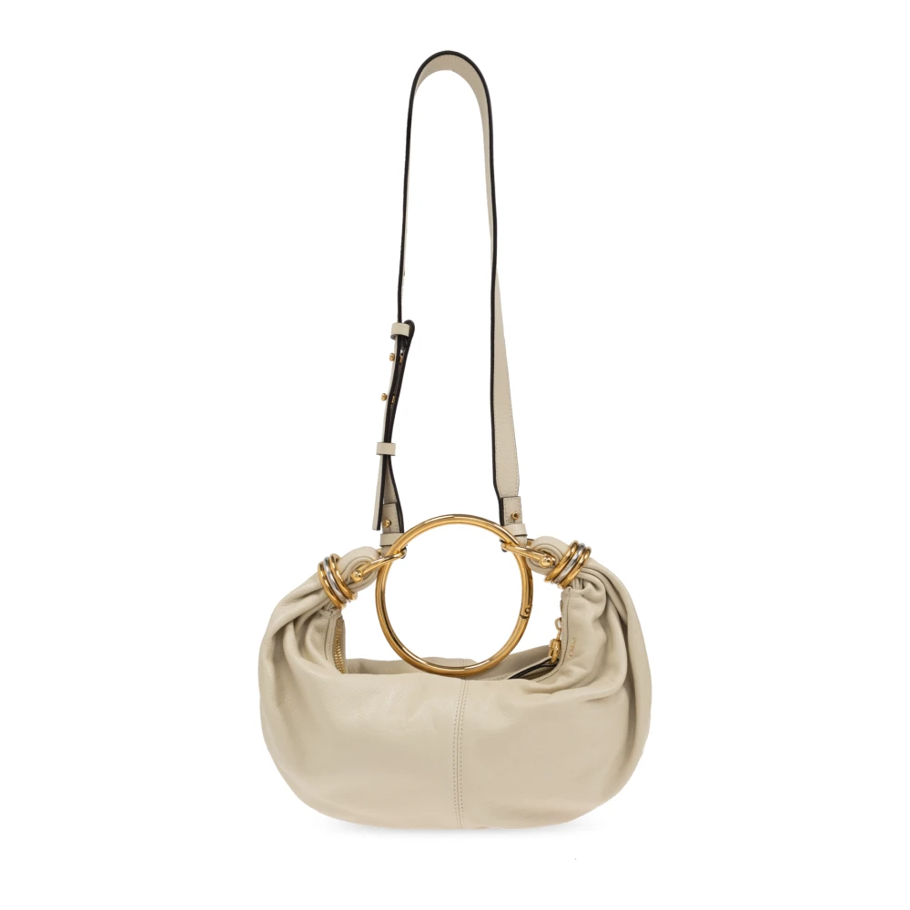 Chloé Schoudertas Armband Klein Beige Dames
