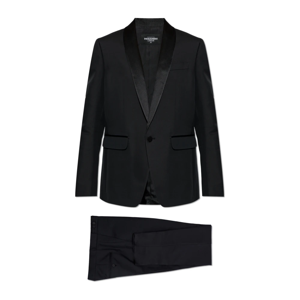 Dsquared2 Uomo Nero Abiti 2XL, New,