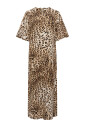 luipaardprint-jurk-met-korte-mouwen