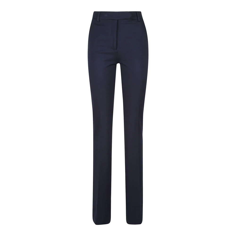 True Royal Blauwe Viscosebroek Made in Italy Blue Dames