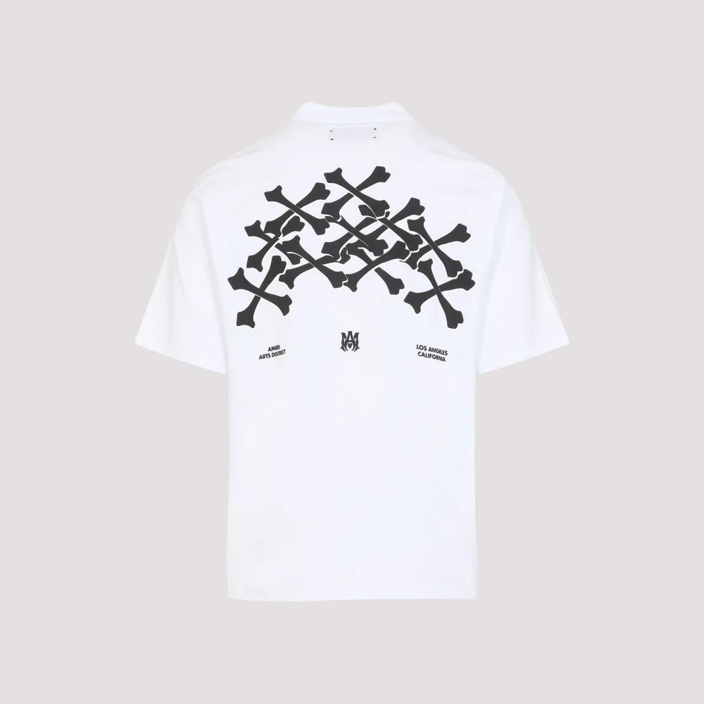 Amiri Witte T-shirt Verhoog Garderobe Stijl White Heren