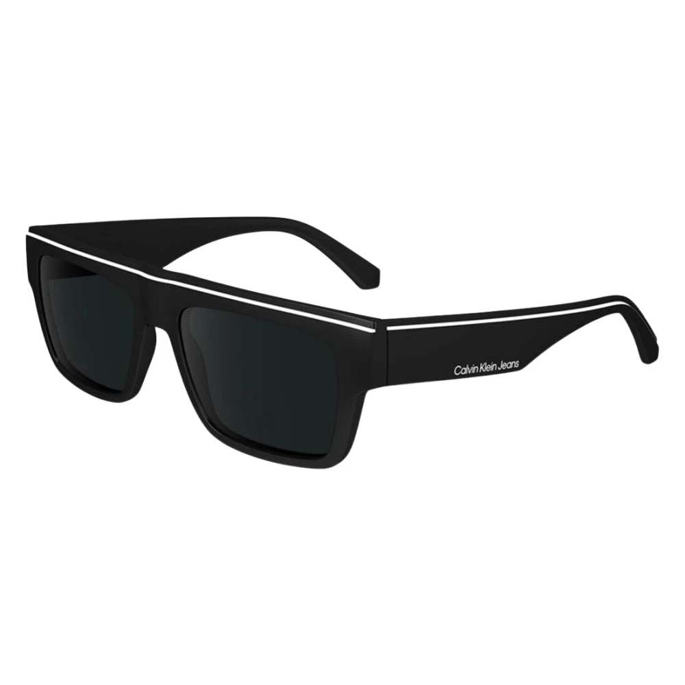 Calvin Klein Jeans Men's Black Sunglasses, 55 Mm, Modified Rectangle Sunglasses