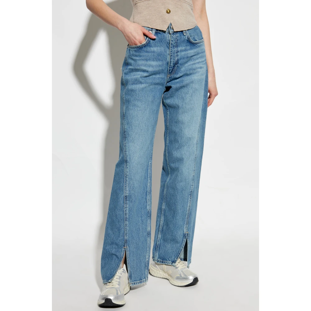 Rag & Bone Jeans The Shea Blue Dames