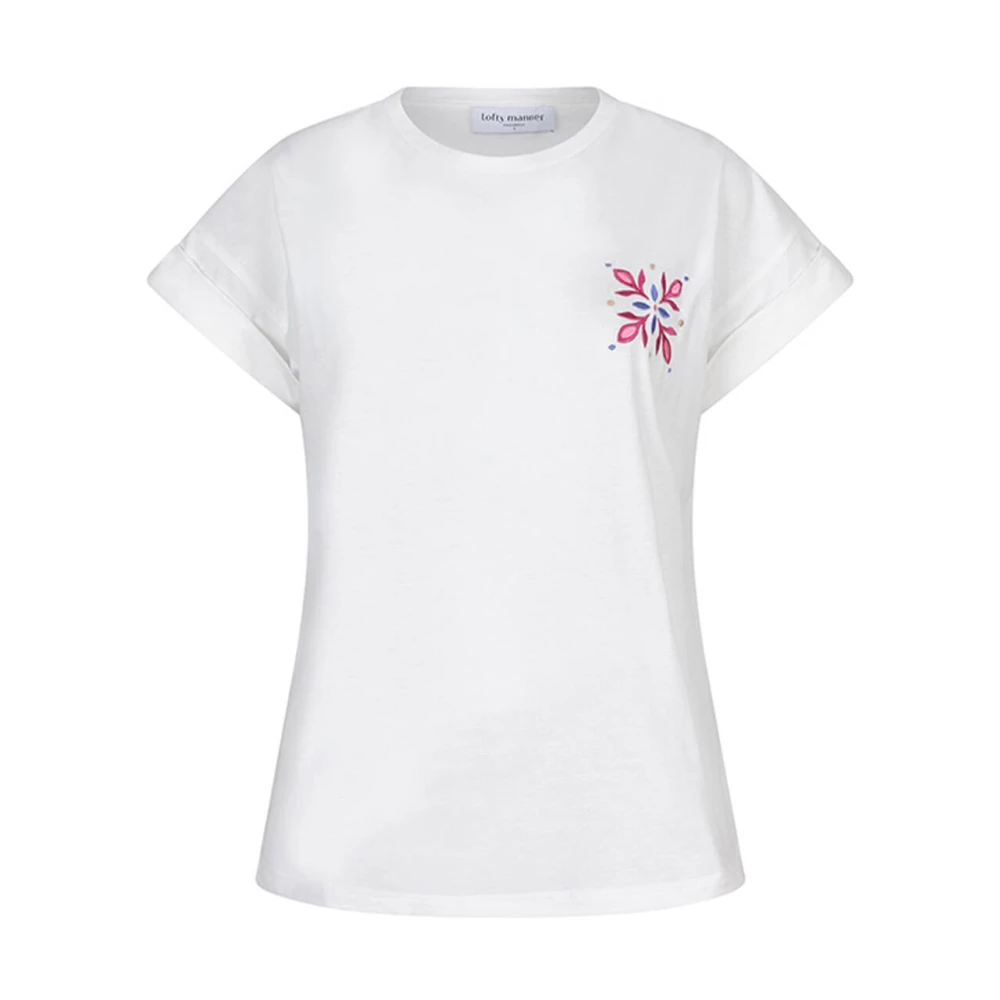 Lofty Manner Willo T-shirt Qb14 White Dames