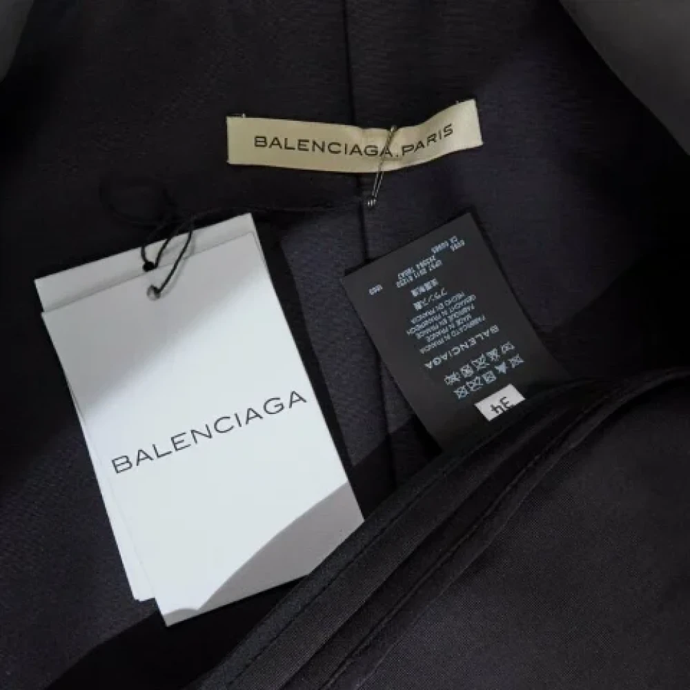 Balenciaga Vintage Pre-owned Cotton outerwear Black Dames