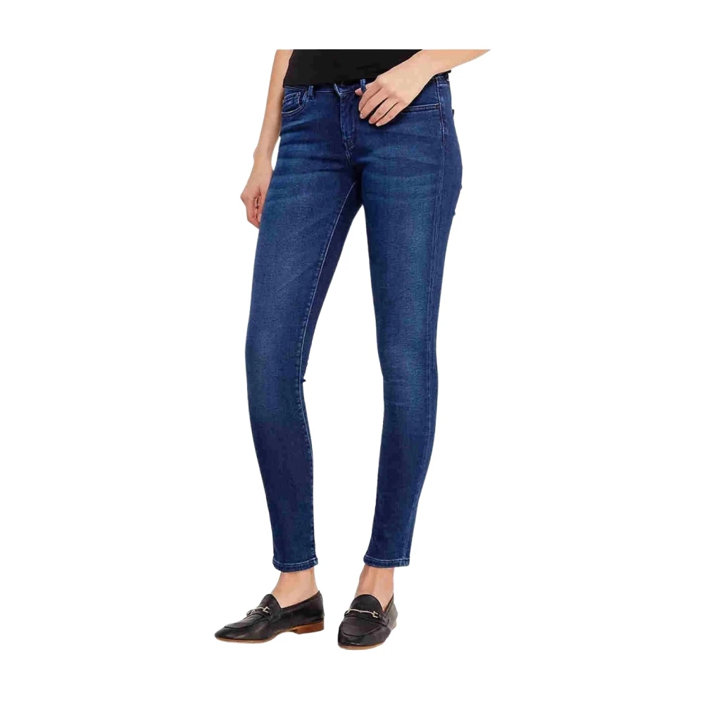 Pepe Jeans Women's Blue Cb80 Pixie Trousers - Skinny Fit Jeans - W24 L30 - Jeans