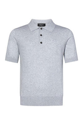 polo-gris-chine-avec-ecusson-logo