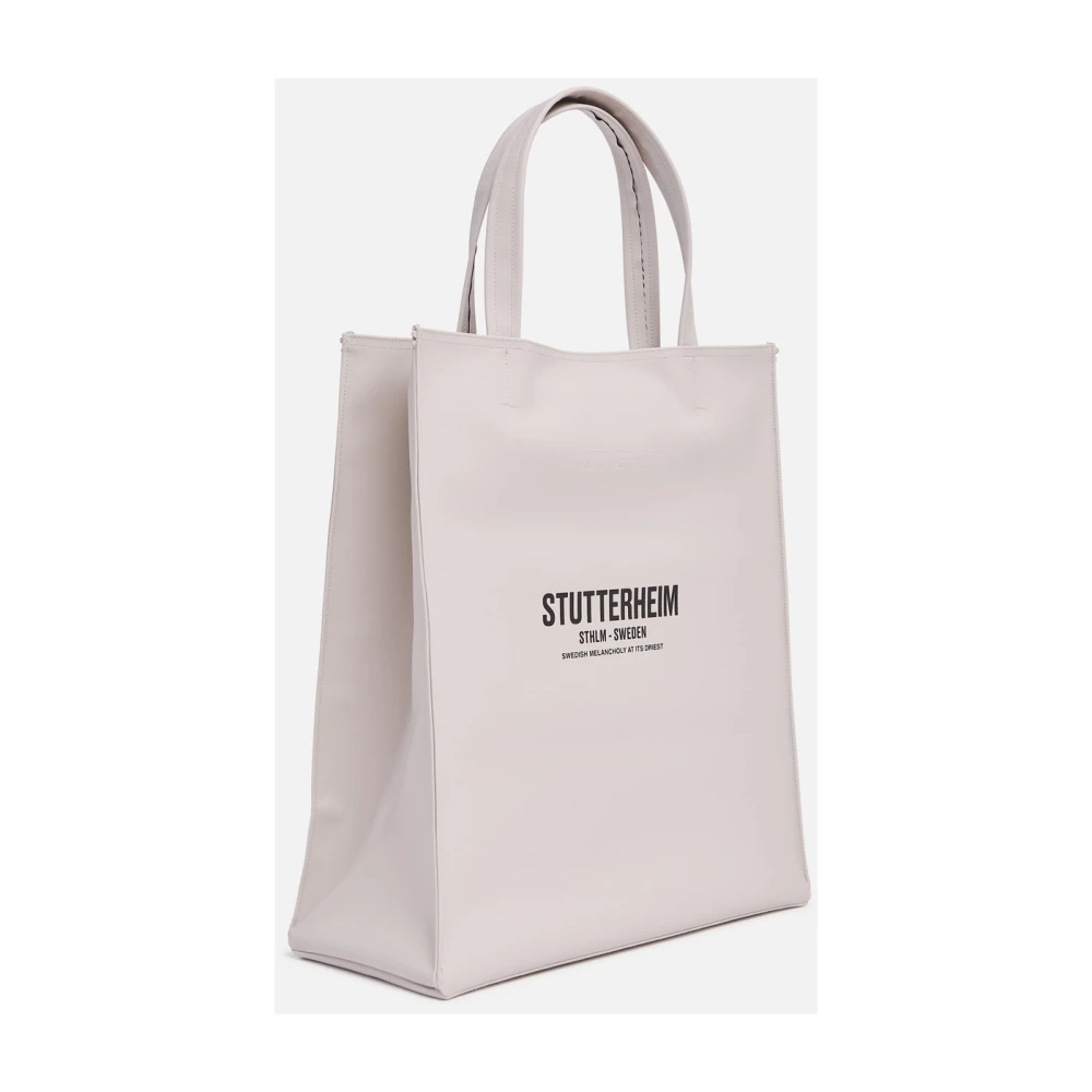 Stutterheim Grote Waterdichte Tote Tas Beige Dames