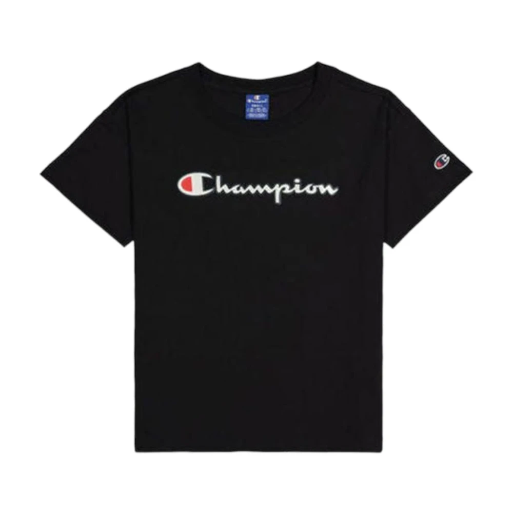 Champion T-Shirts Black Dames