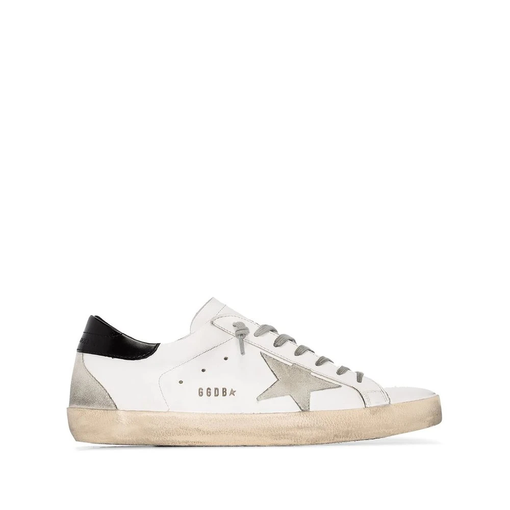 Golden Goose Men's White Sneakers, 11 Uk, Superstar Classic Trainers