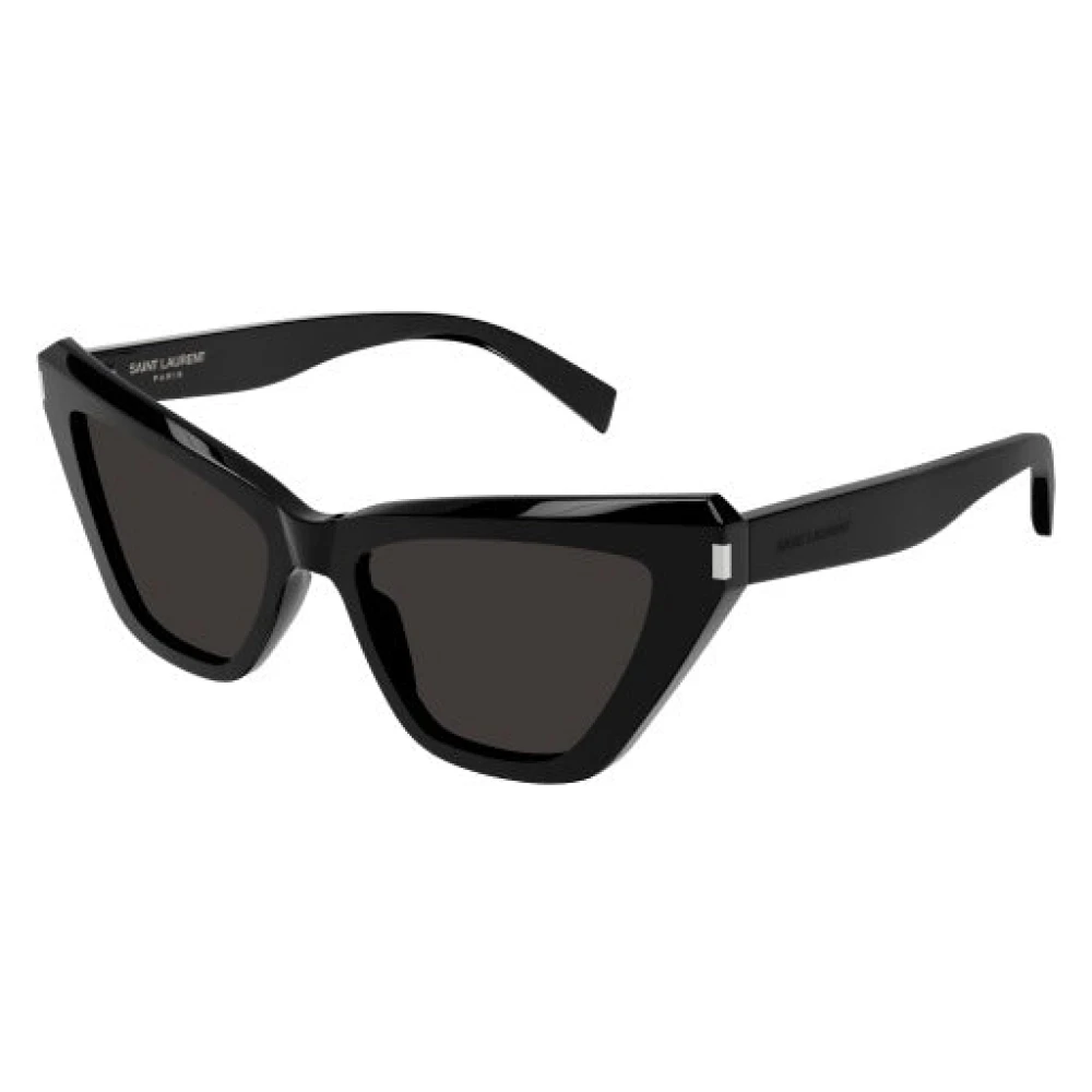 Saint Laurent Unisex Black Sunglasses, 52 Mm, Luxury Cat-Eye Sunglasses