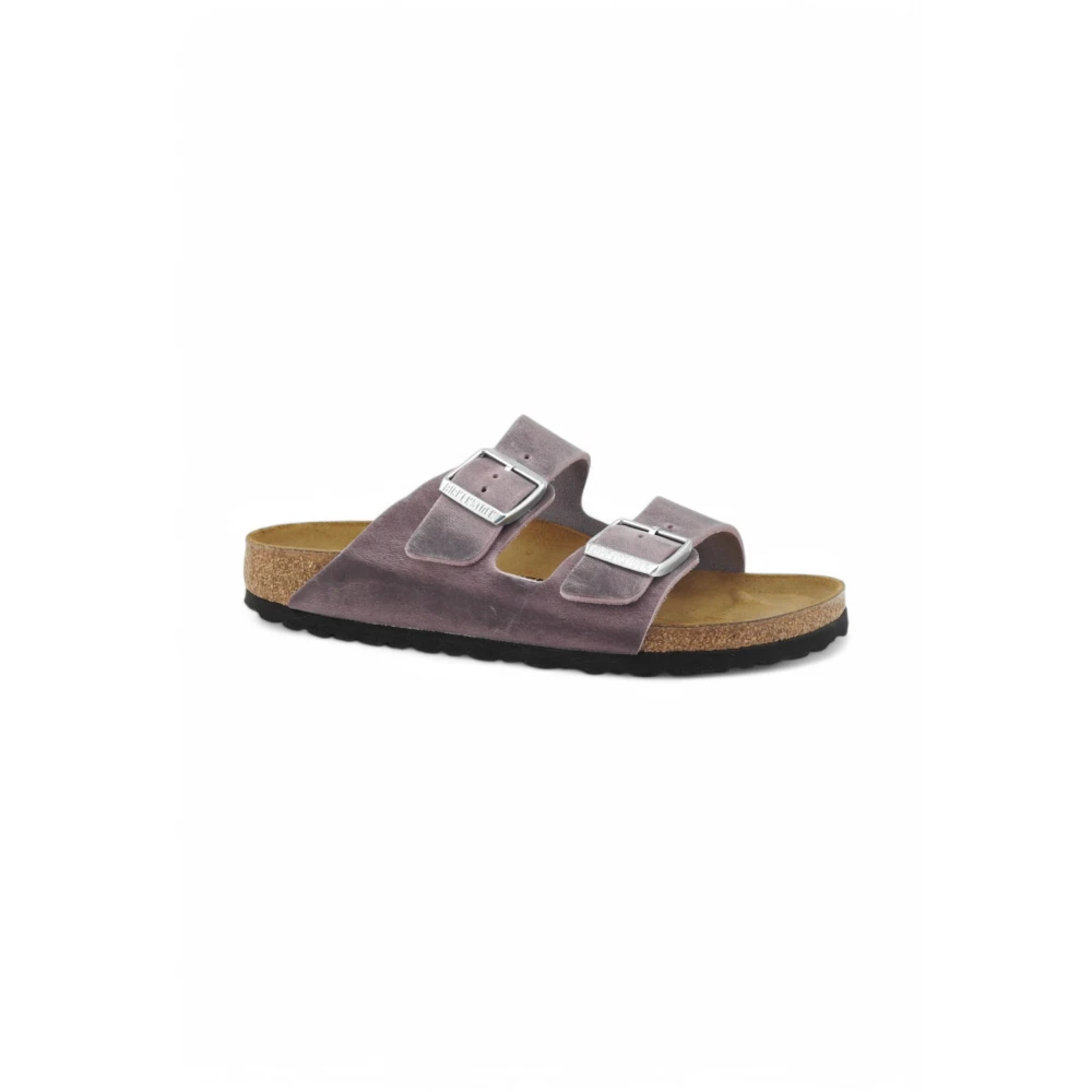 Birkenstock Women's Purple Sliders, 3 Uk, Arizona Narrow Fit
