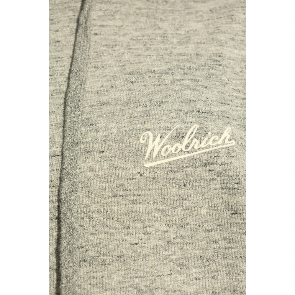 Woolrich Hoodie Gray Heren