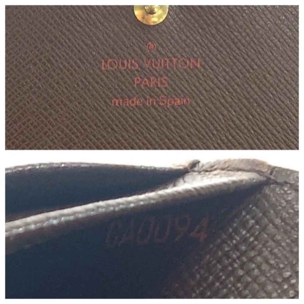 Louis Vuitton Vintage Pre-owned Canvas wallets Brown Dames
