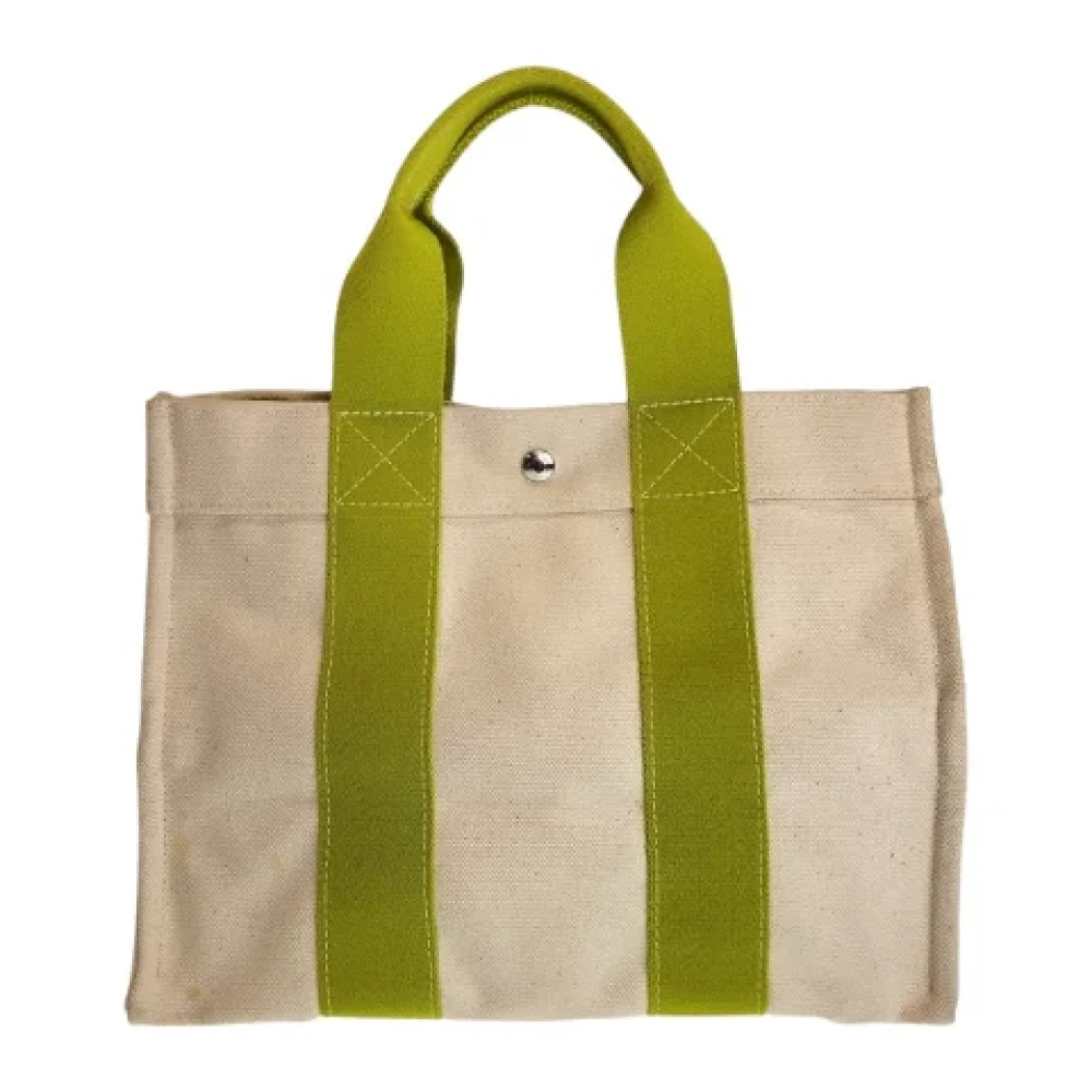 Hermès Vintage Pre-owned Canvas totes Beige Dames