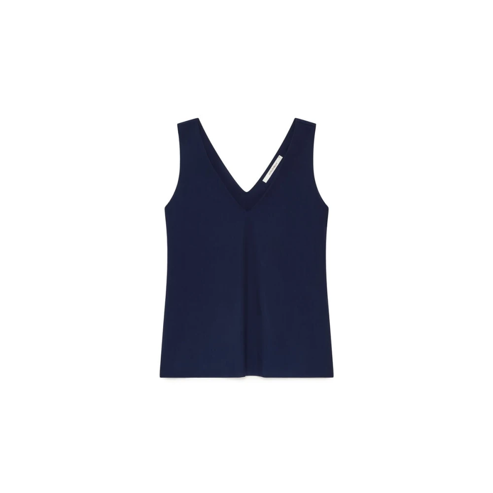 Maliparmi Donna Blu Top, Xl, New,