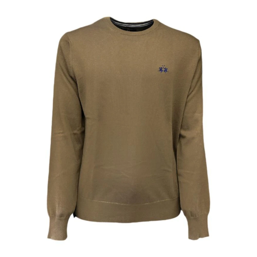 LA MARTINA Groene Heren Logo Trui Green Heren