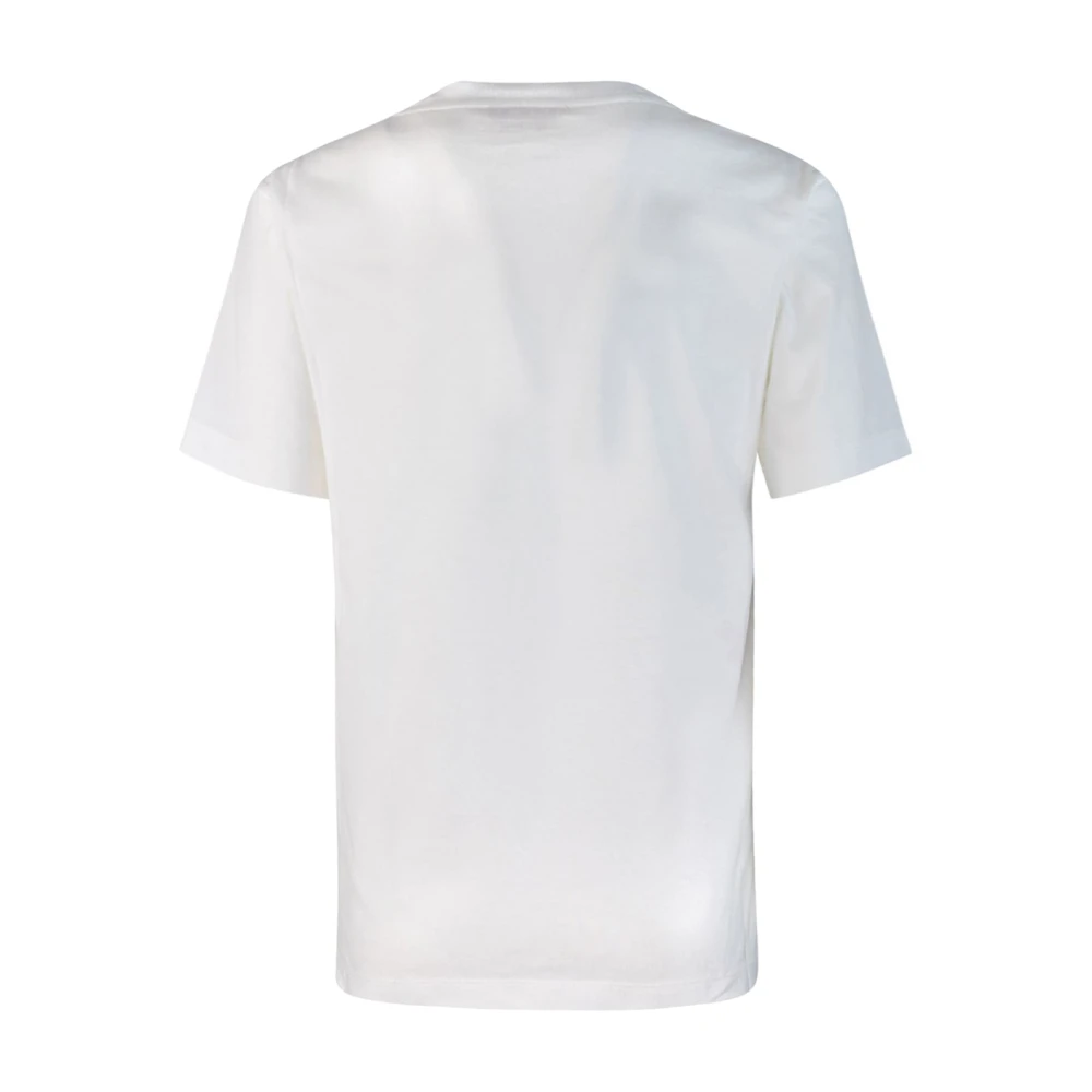 Marni Witte T-shirt met voorlogo print White Dames