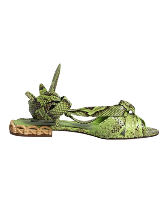 green-animal-print-ankle-wrap-sandals