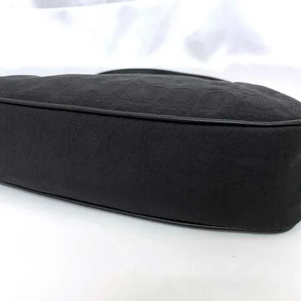 Salvatore Ferragamo Pre-owned Nylon shoulder-bags Black Dames