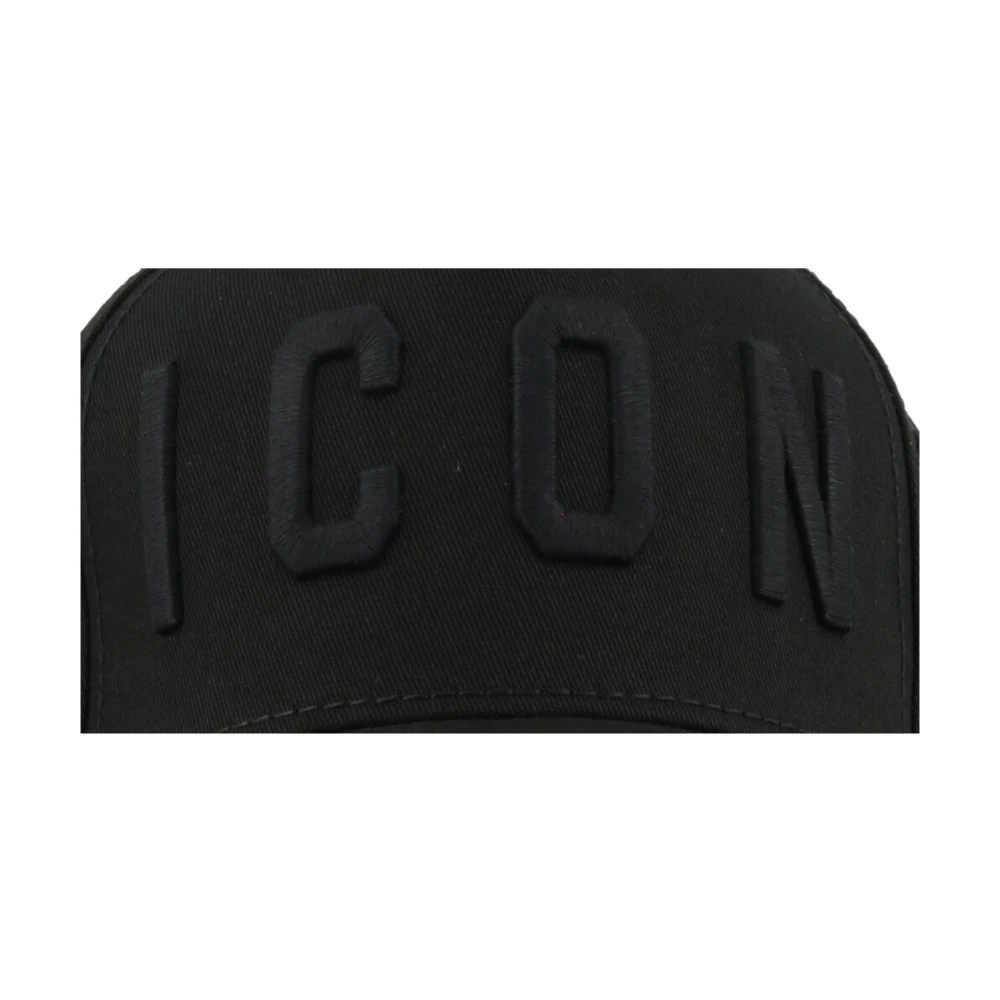 Dsquared2 Icon Baseball pet Black Heren