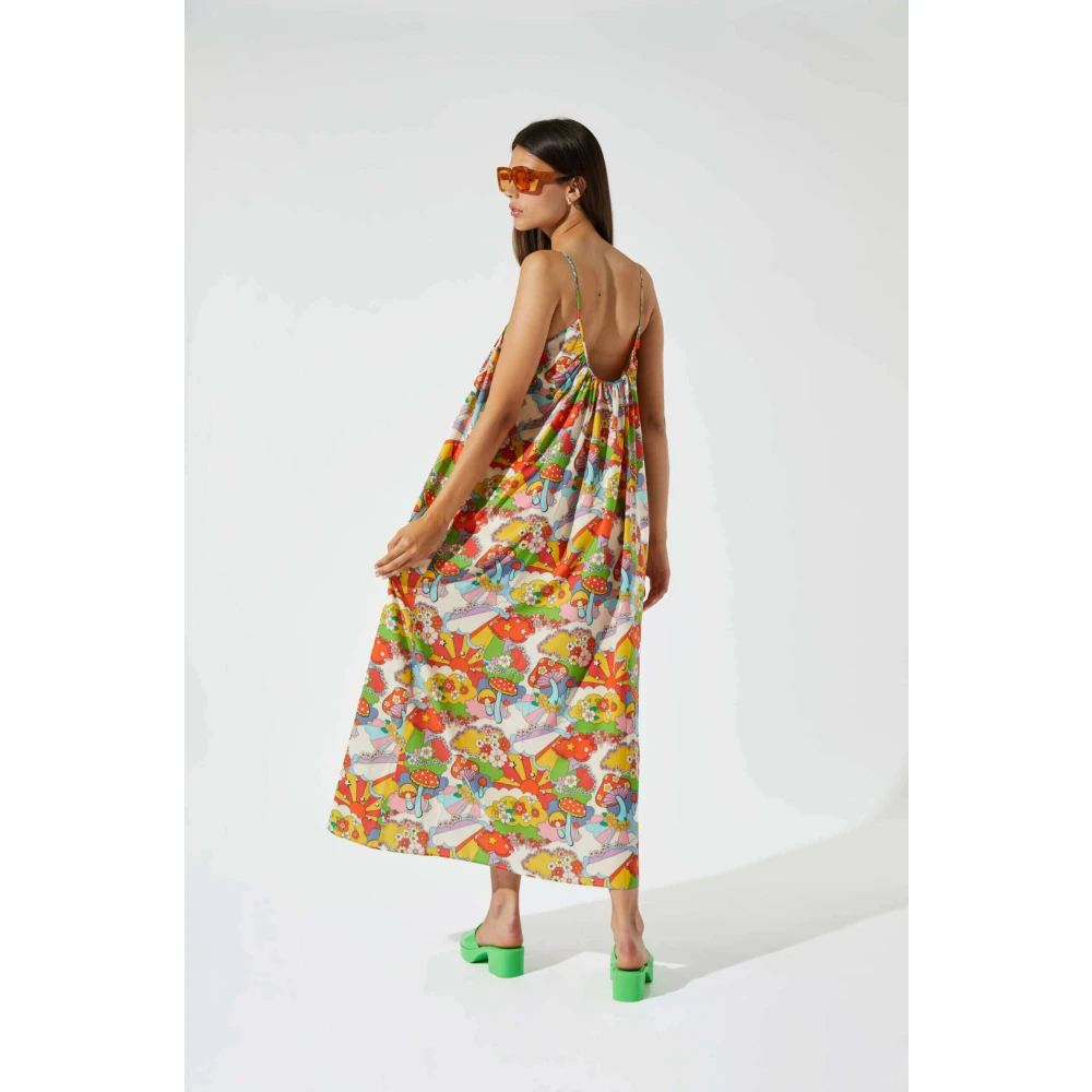 Manoush Maxi Jurk Multicolor Dames