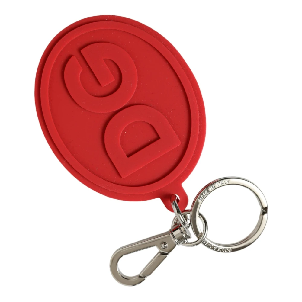 Dolce & Gabbana Women's Red Trifold Keychain Case