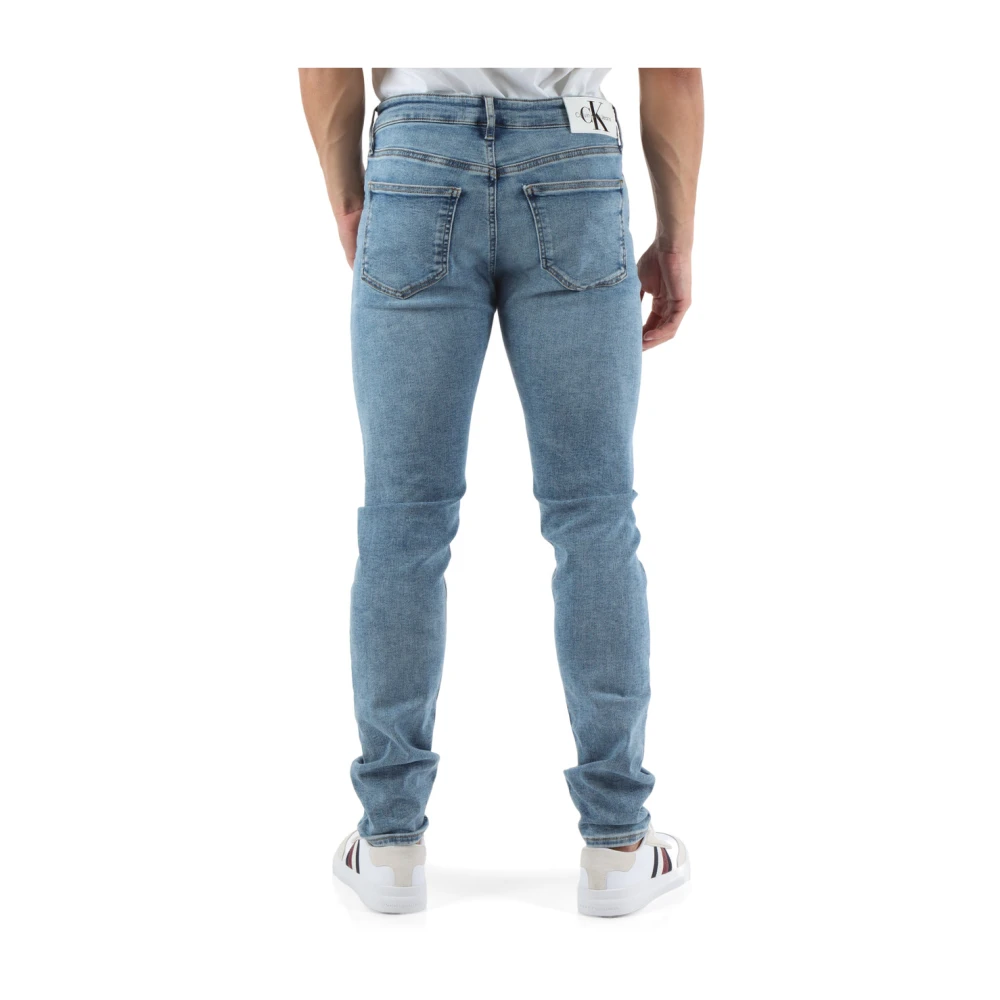 Calvin Klein Jeans Skinny Fit Vijf-Pocket Jeans Blue Heren