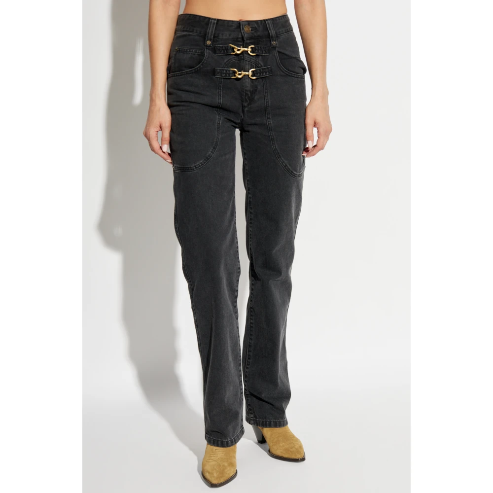 Isabel marant Jeans Brinley Black Dames