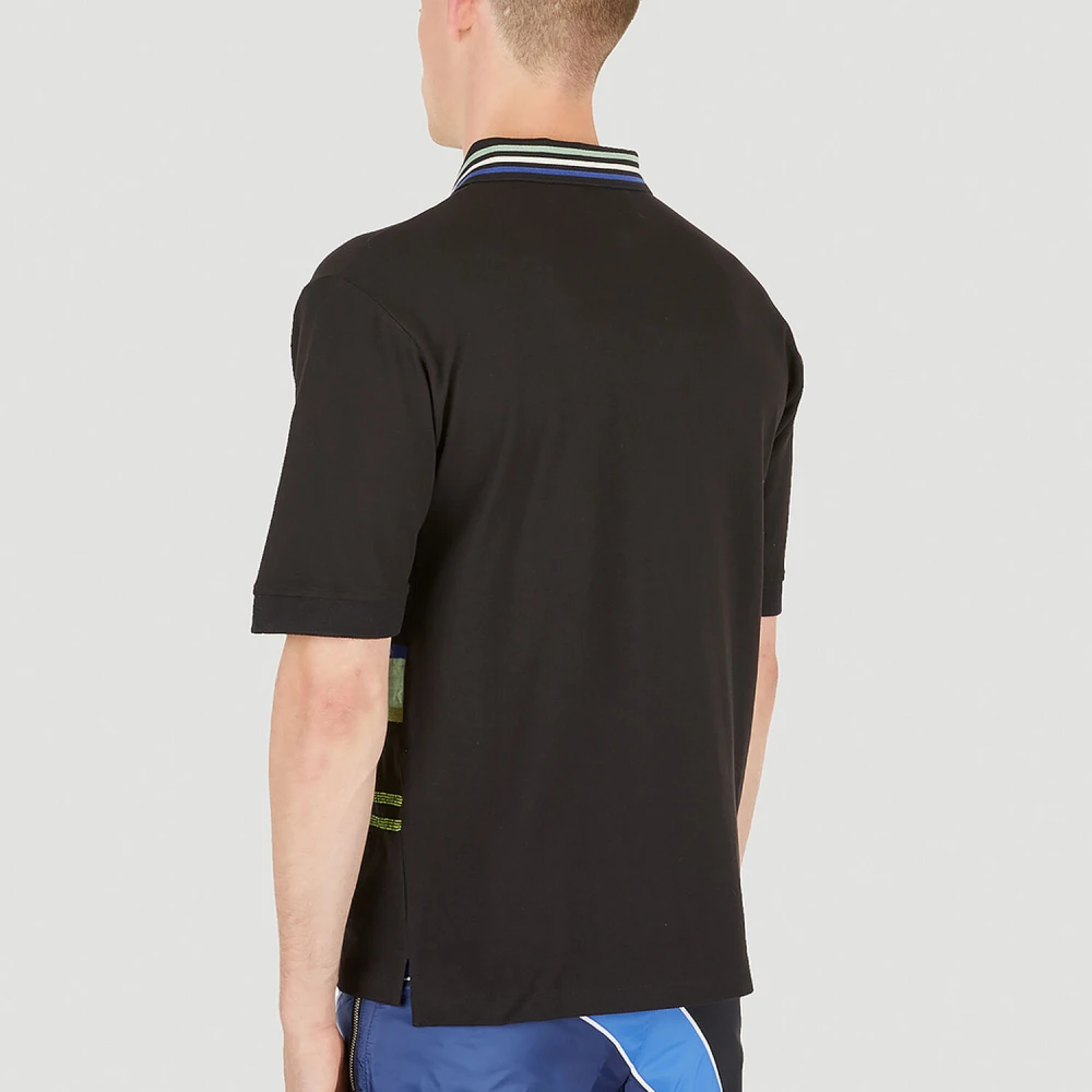 Ahluwalia Gestreept Poloshirt Black Heren