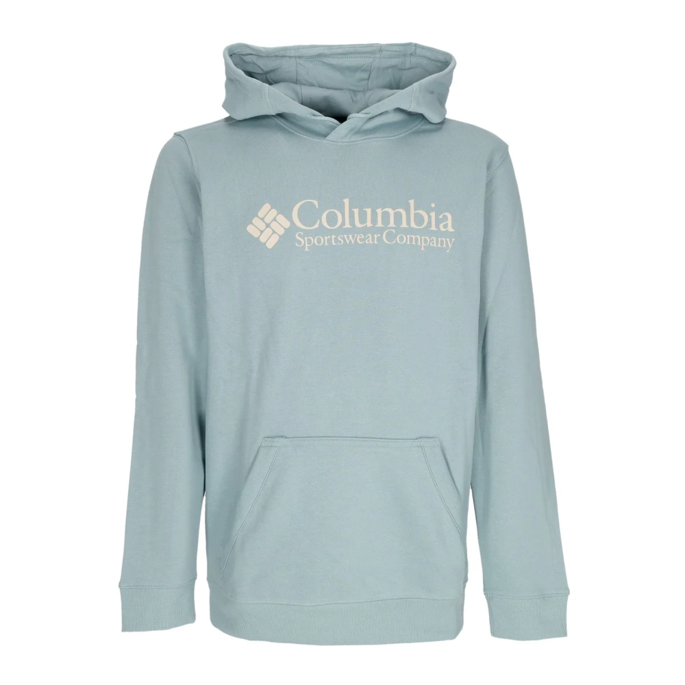 Columbia Basic Logo Hoodie Stone Blue Blue, Herr