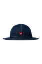 denim-logo-motif-bucket-hat