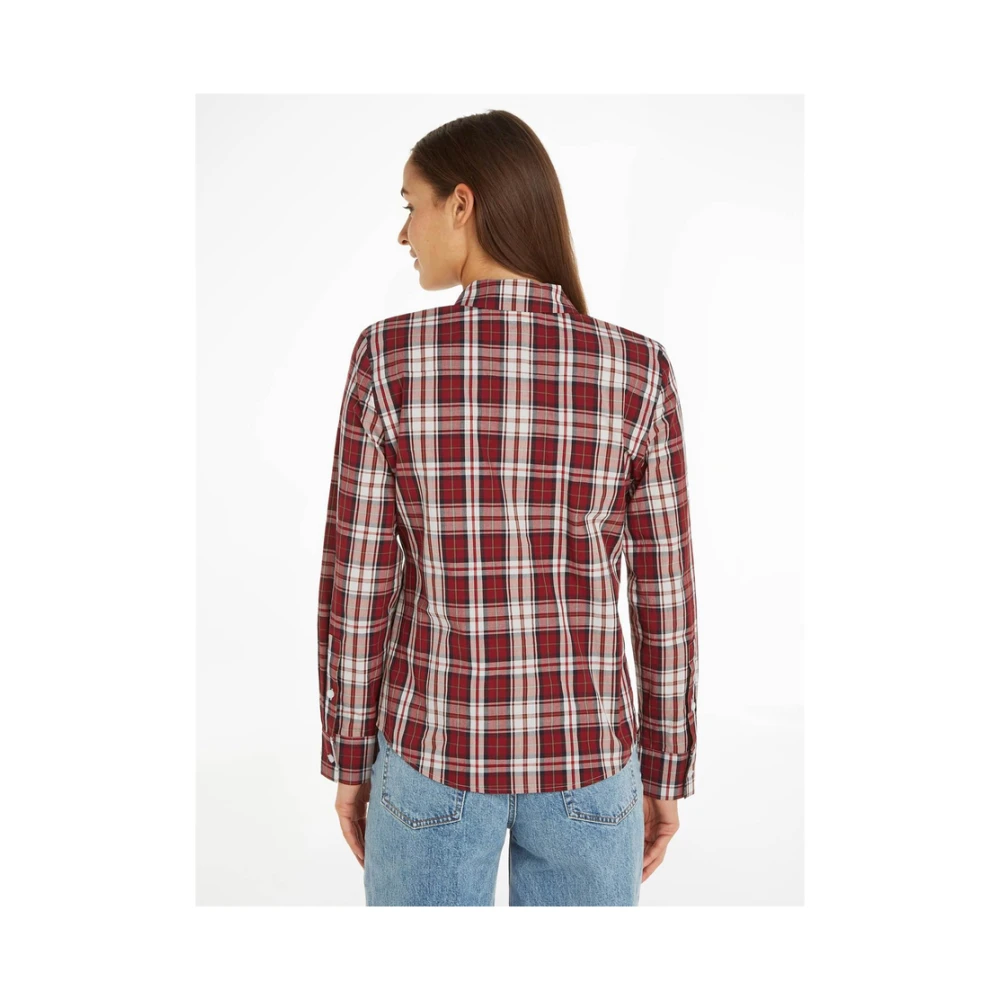 Tommy Hilfiger Tartan Regular Blouse Multicolor Dames