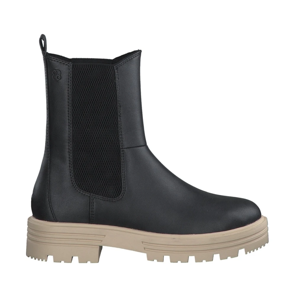 S.oliver Women's Black Chelsea Boots, 7 Uk, Casual Closed Booties