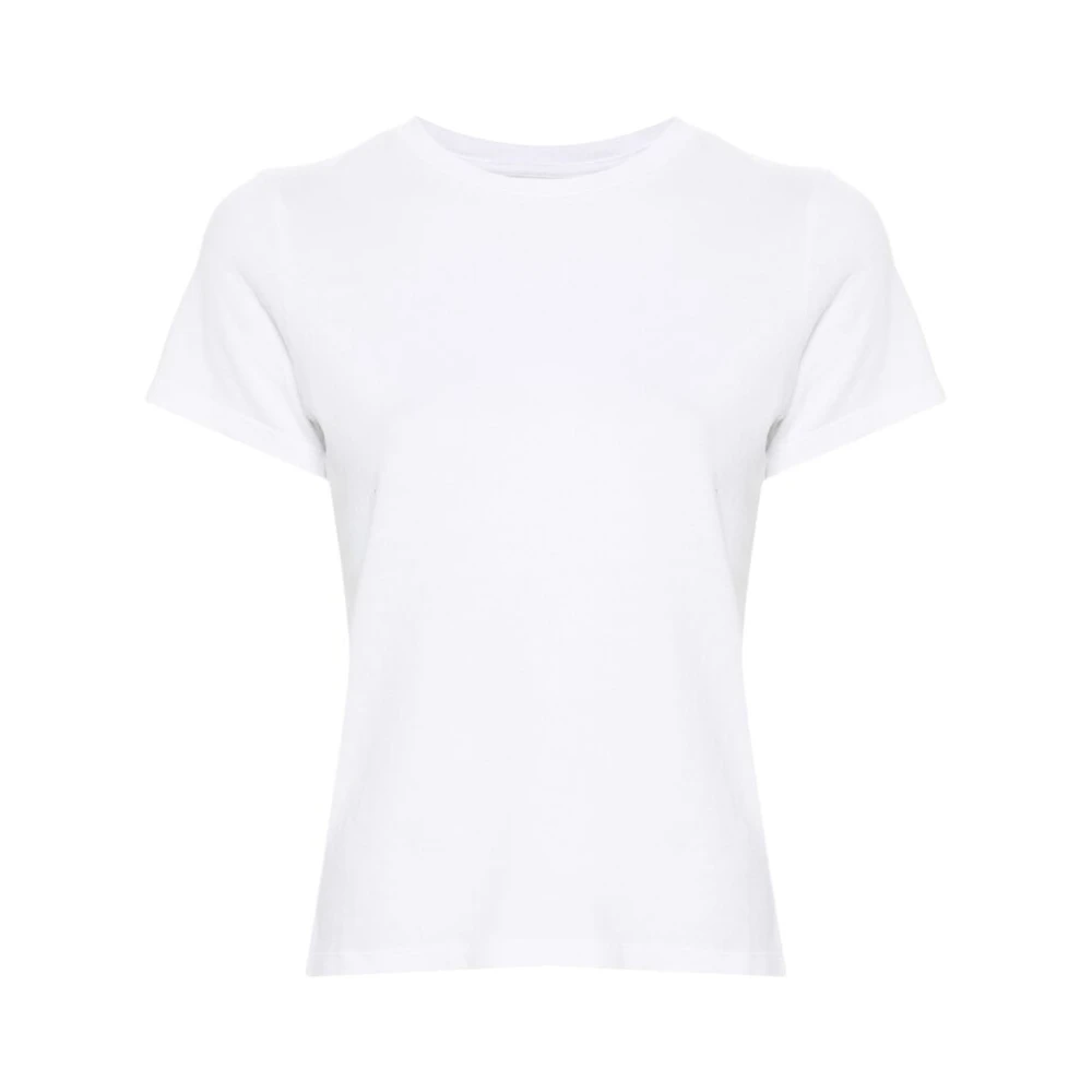 Khaite Wit Katoenen Crew Neck T-shirt White Dames