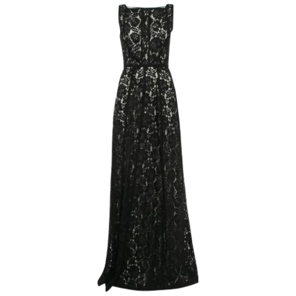 Carolina Herrera Pre-owned Lace dresses Black Dames