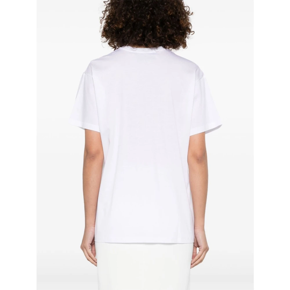 Elisabetta Franchi Stijlvolle T-shirts en Polos White Dames