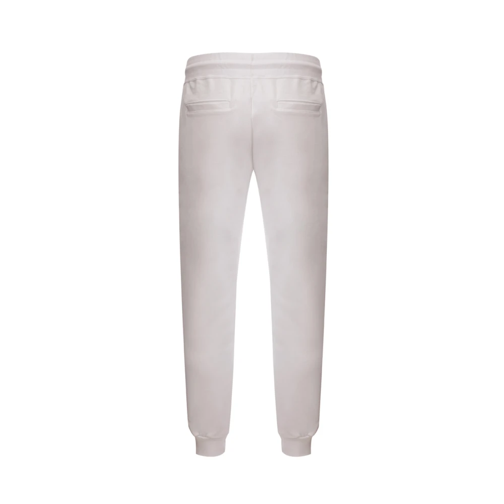 Gcds Witte Joggingbroek met Logo White Heren