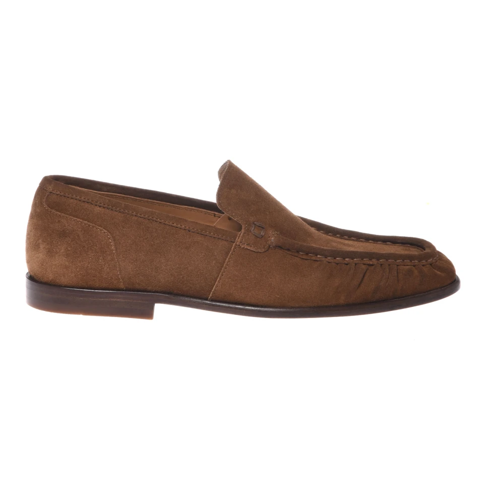 Baldinini Brown Loafers, Male, 9 Uk, Tan Suede Loafer