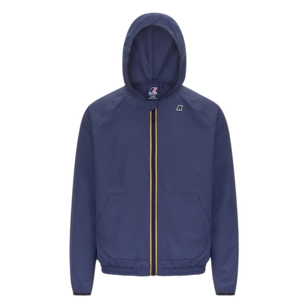 K-Way Men's Blue Light Jackets, Xl, Sia Jacket