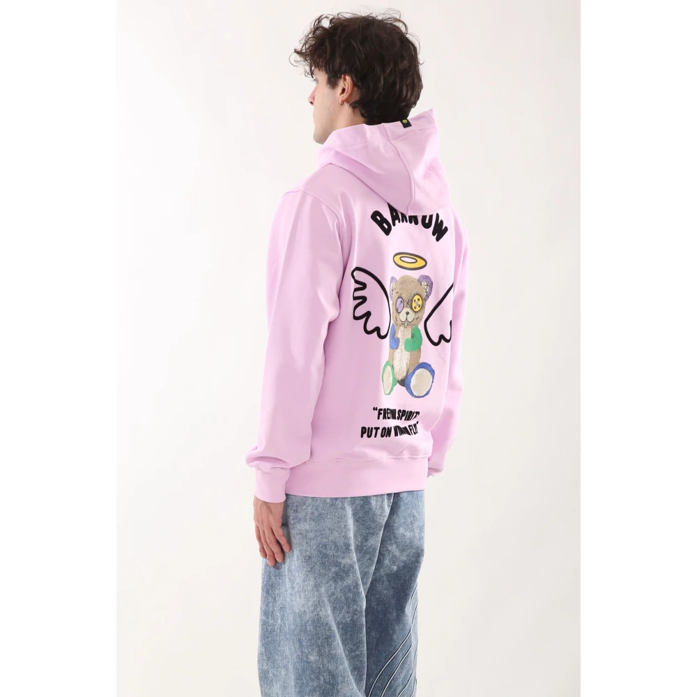 Barrow Angel Bear Hoodie in Bw014 Pink Heren