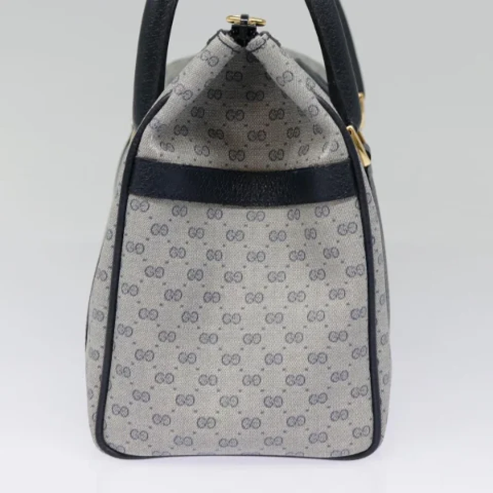 Gucci Vintage Pre-owned Leather handbags Blue Dames