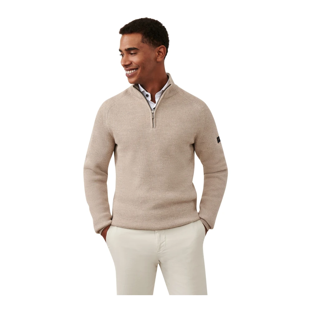 Cavallaro Beige Gebreide Trui Beige Heren