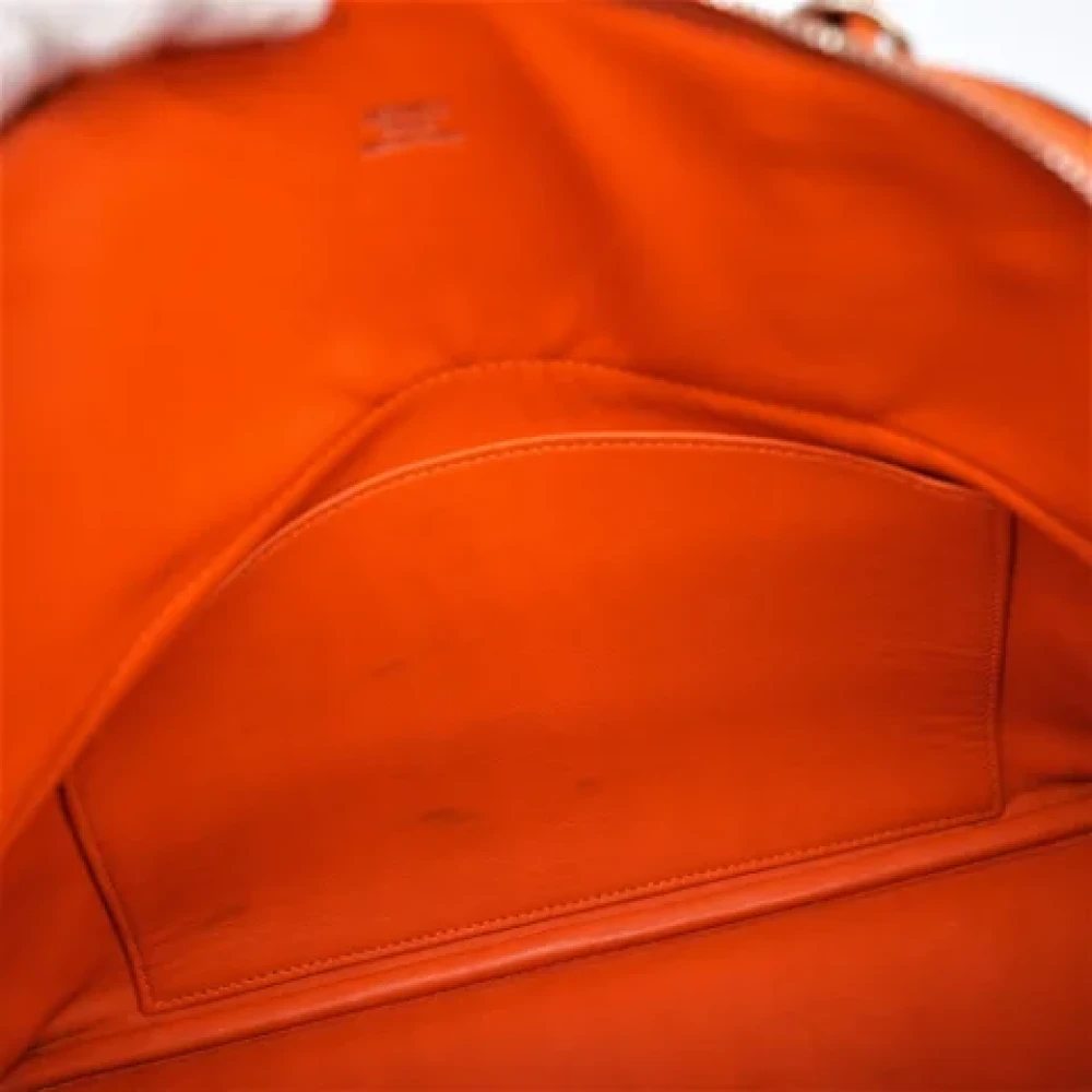 Hermès Vintage Pre-owned Fabric handbags Orange Dames