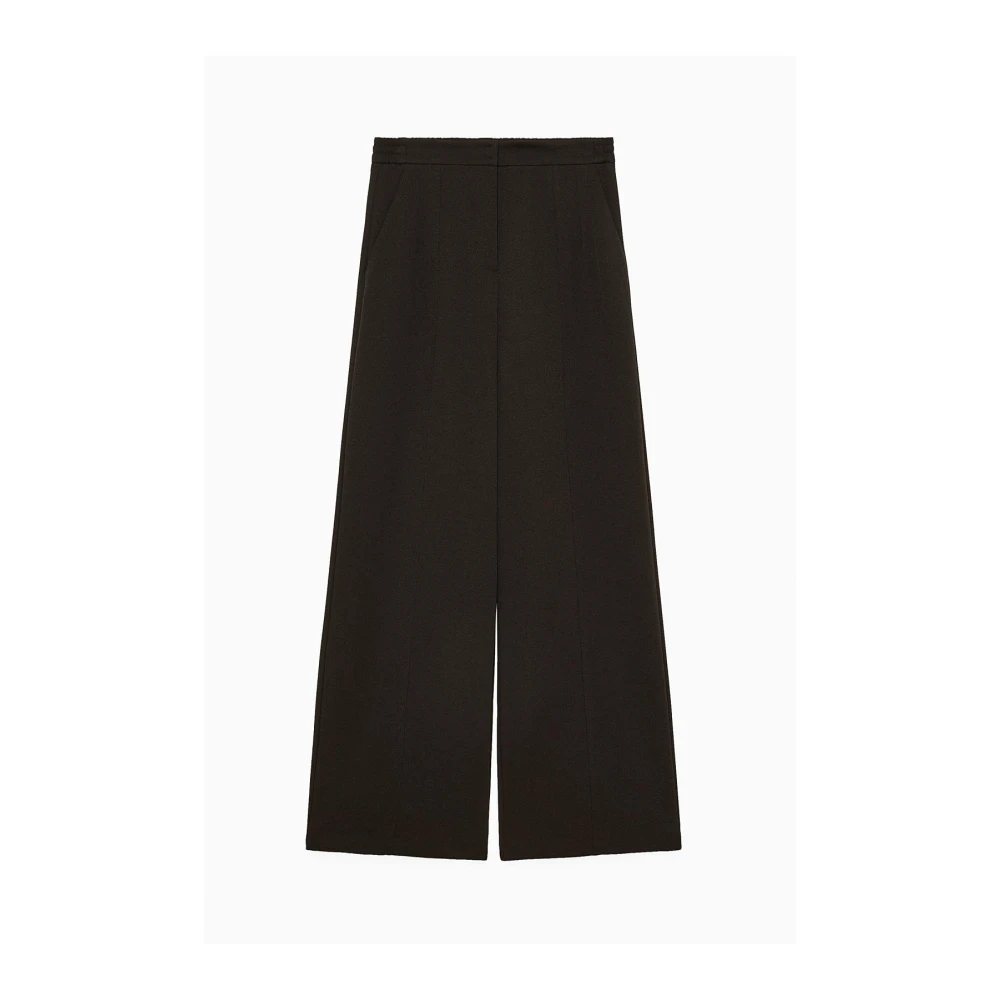 Patrizia Pepe Kvinno Svart Byxor Dam, 2XS, Polyester, Vida Byxor