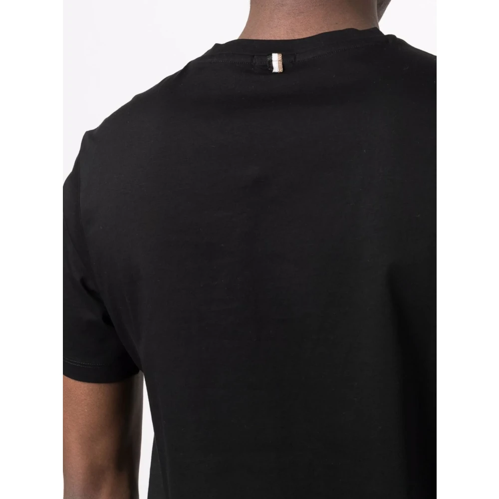 Hugo Boss Slim Fit Katoenen T-shirt Black Heren