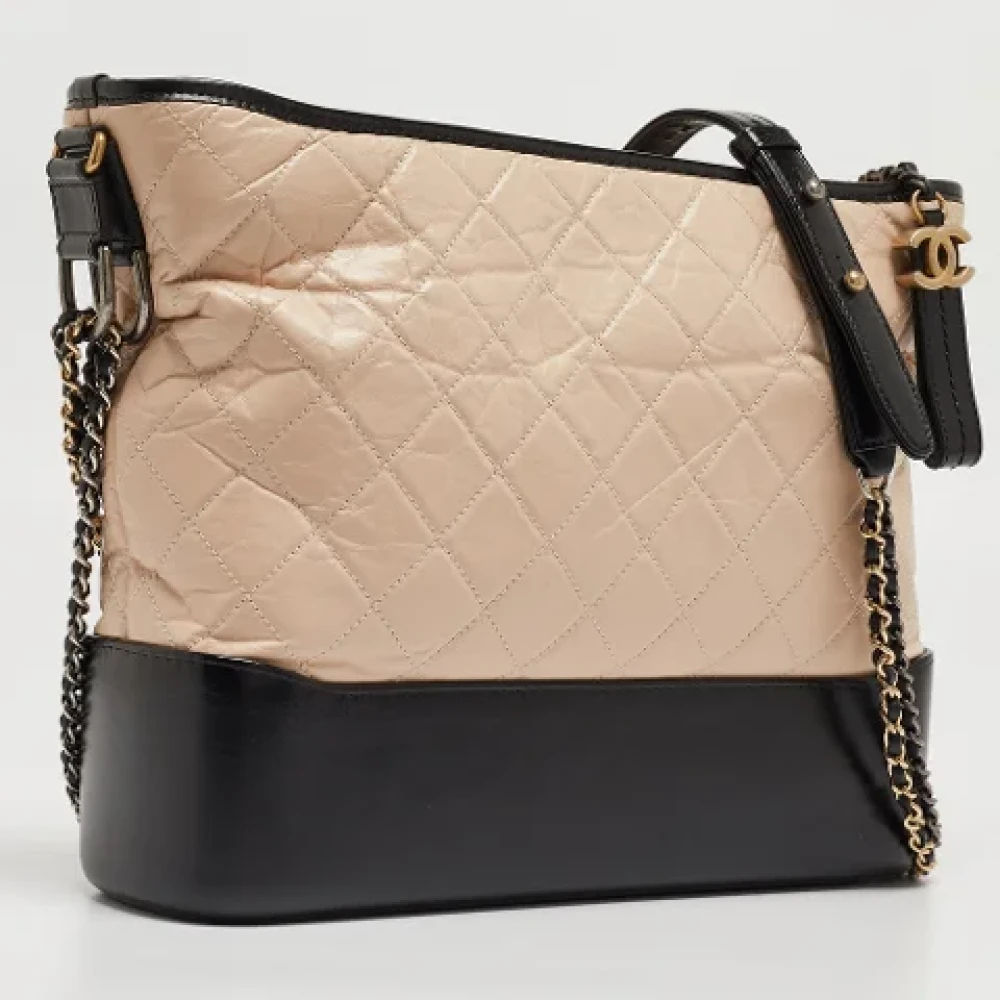 Chanel Vintage Pre-owned Leather shoulder-bags Black Dames