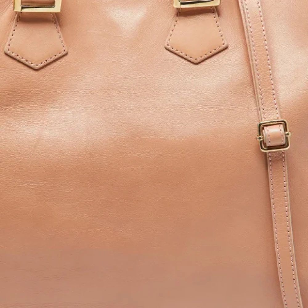 Fendi Vintage Pre-owned Leather fendi-bags Orange Dames